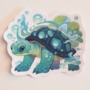 10/$10 Cute Turtle Sticker